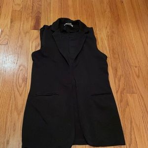 Black suit vest